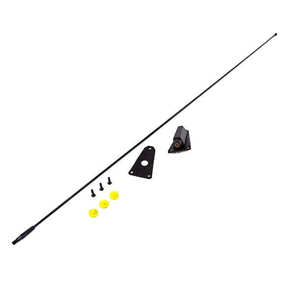 Load image into Gallery viewer, OMIX 17214.02 Radio Antenna Kit in Black for 76-95 Jeep CJ Series &amp; Wrangler YJ
