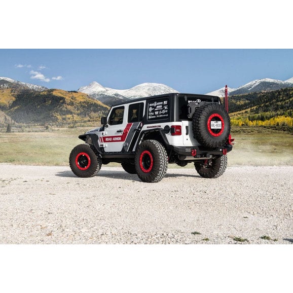 Load image into Gallery viewer, Road Armor Stealth Steel Fender Flares for 18-22 Jeep Wrangler JL &amp; Gladiator JT
