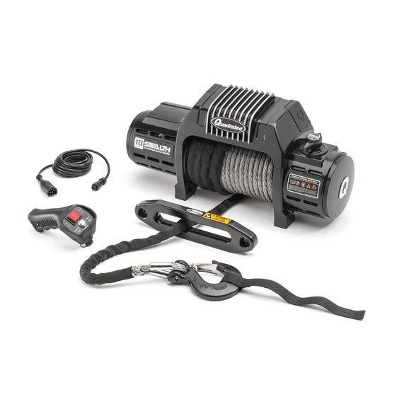 Load image into Gallery viewer, Quadratec Q-Performance Stealth Winch
