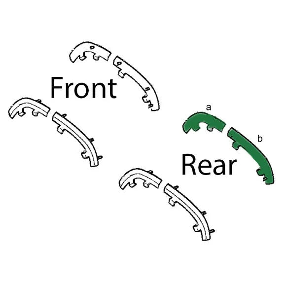 Load image into Gallery viewer, Crown Automotive Passenger Side Rear Fender Flare Retainer for 97-01 Jeep Cherokee XJ
