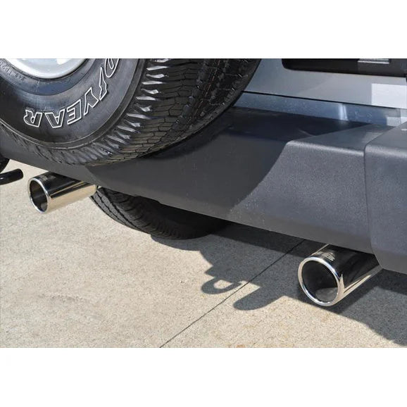 Load image into Gallery viewer, Corsa Performance 24412 dB Performance by Corsa Dual Rear Exit Axle Back Exhaust for 07-18 Jeep Wrangler JK
