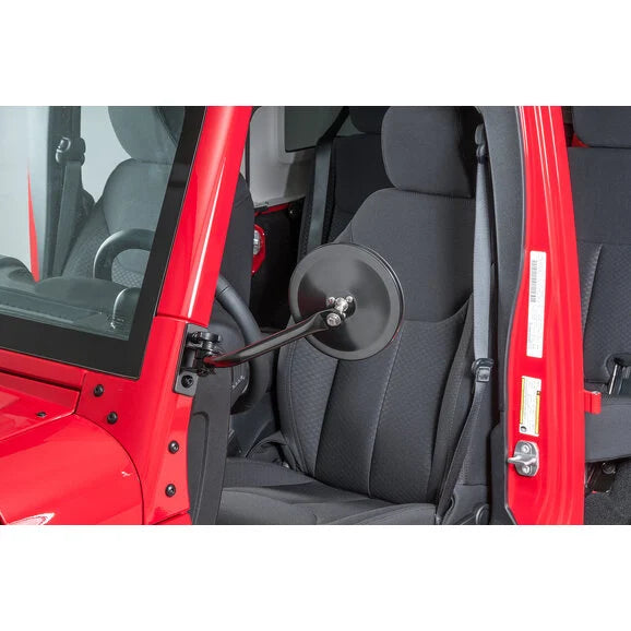 TACTIK Quick Release Side Mirrors for 97-18 Jeep Wrangler TJ & JK