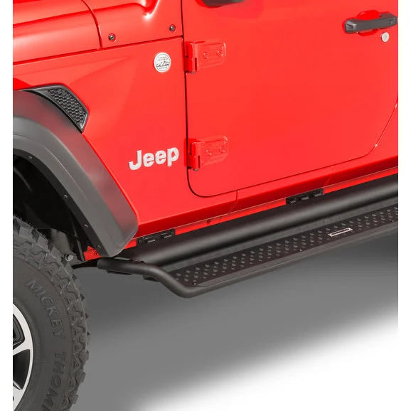 Load image into Gallery viewer, Go Rhino D14927T Dominator D1 Side Steps for 18-20 Jeep Wrangler JL 2-Door
