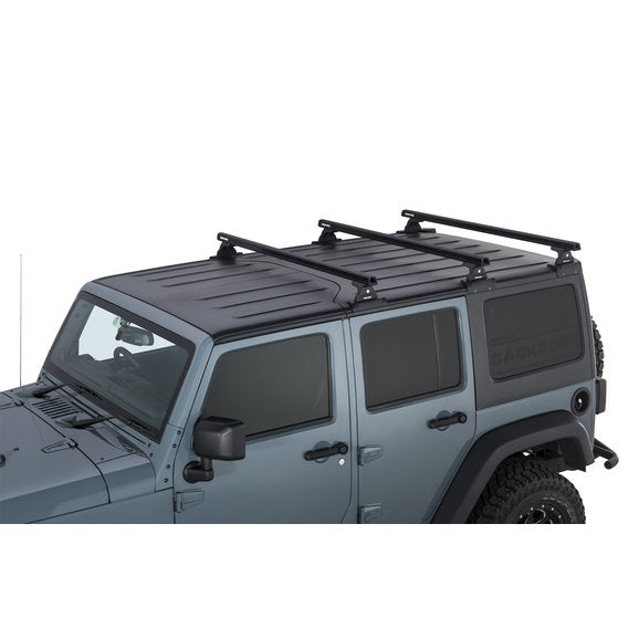 Load image into Gallery viewer, Rhino-Rack Heavy Duty 3-Bar Backbone Roof Rack for 07-18 Jeep Wrangler Unlimited JK Hardtop
