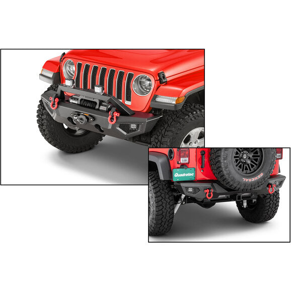 Load image into Gallery viewer, Carnivore Front &amp; Rear Bumper Combo for 07-18 Jeep Wrangler JK
