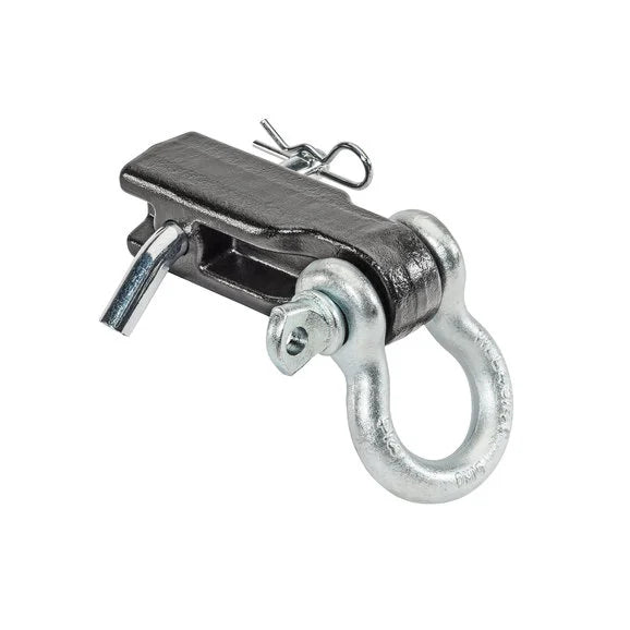 Load image into Gallery viewer, Quadratec D-Ring 2&quot; Receiver Hitch Mount with 3/4&quot; D-Ring and Hitch Pin
