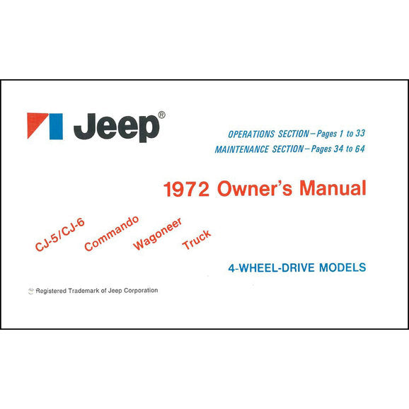 Load image into Gallery viewer, Bishko Automotive Literature Factory Authorized Owners Manuals for 72-86 CJ Jeep Models
