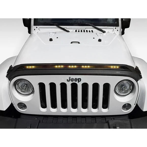 AVS 753060 Aeroskin LightShield Hood Protector for 07-18 Jeep Wrangler JK