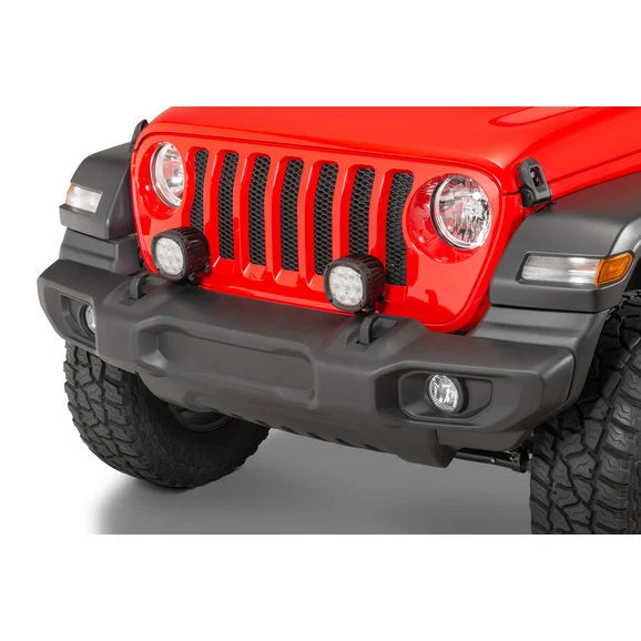 Load image into Gallery viewer, Mopar 82215428 Auxiliary Light Mount Brackets for 18-24 Jeep Wrangler JL &amp; Gladiator JT
