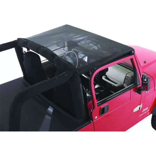 Rugged Ridge 13579.13 Mesh Bimini Top Plus for a 10-12 Jeep Wrangler Unlimited JK 4 Door