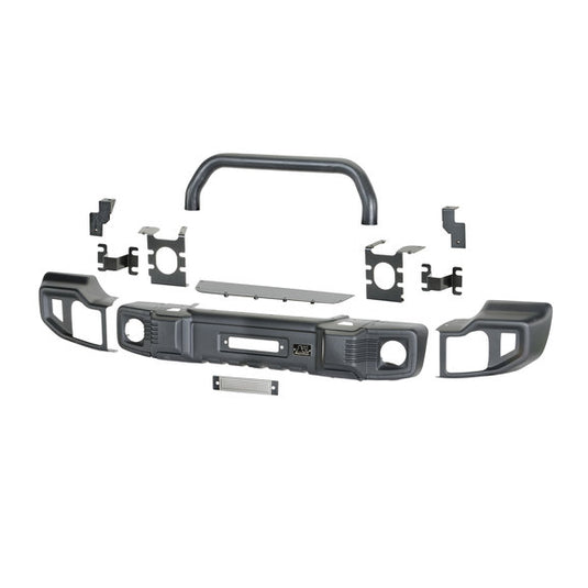 Rugged Ridge 11544.09 Spartacus Front Bumper with Hoop for 07-18 Jeep Wrangler JK