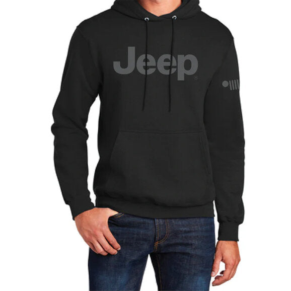 Load image into Gallery viewer, Jeep Merchandise Men&#39;s Jeep Text Hoodie
