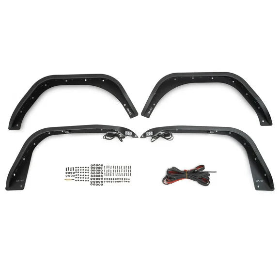 Load image into Gallery viewer, DV8 Offroad FDJL-07 Slim Fender Flares for 18-24 Jeep Wrangler JL
