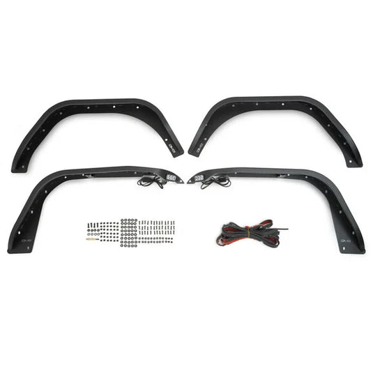 DV8 Offroad FDJL-07 Slim Fender Flares for 18-24 Jeep Wrangler JL