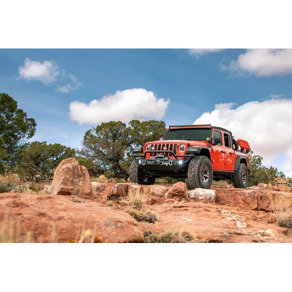 Load image into Gallery viewer, Quadratec QRC Front Winch Ready Bumper for 18-24 Jeep Wrangler JL &amp; Gladiator JT
