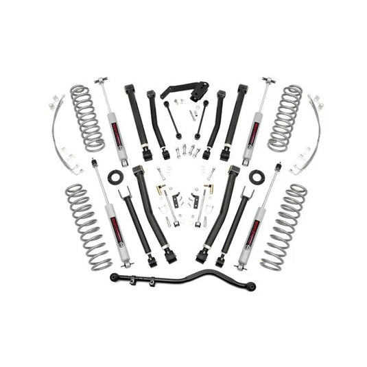 Rough Country 67430 4in X-Series Suspension Lift Kit for 07-18 Jeep Wrangler Unlimited JK