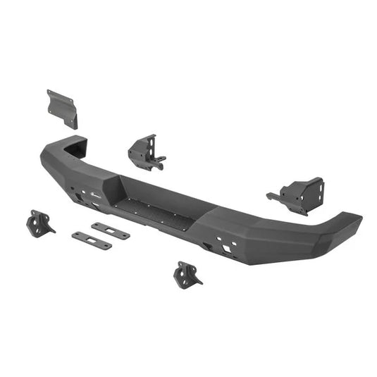 Quadratec Brute Strength Aluminum Rear Bumper for 18-24 Jeep Wrangler JL