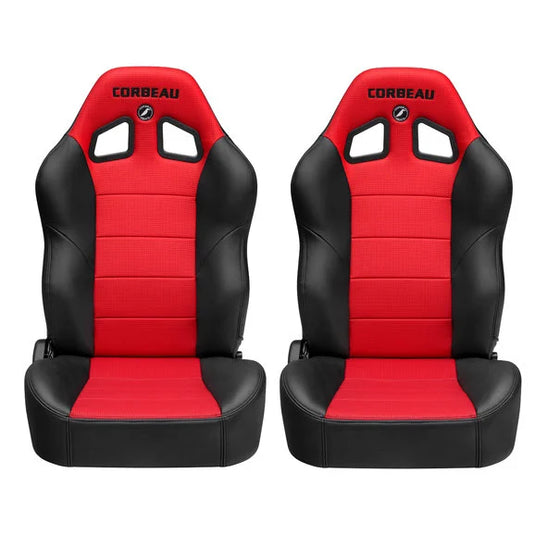 Corbeau Baja XRS Reclining Suspension Seat Pair for 76-18 Jeep Wrangler YJ, TJ, JK, Unlimited, CJ-7 & CJ-8 Scrambler