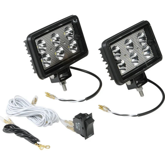 Load image into Gallery viewer, Anzo USA 881001 Stealth Vision High Power 3&quot; x 5&quot; LED Fog Light Kit
