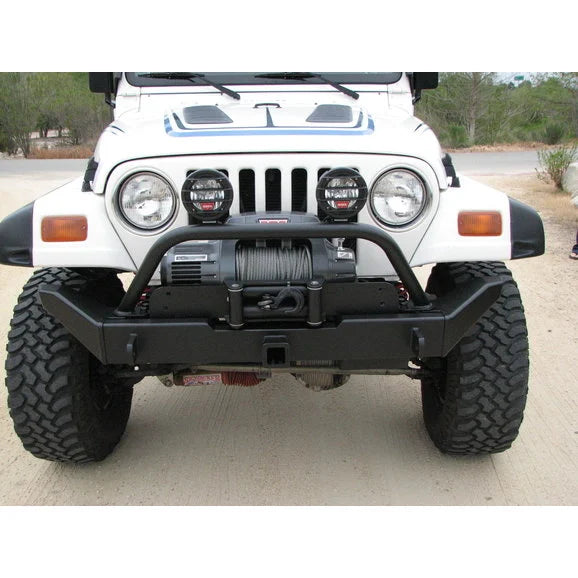 Load image into Gallery viewer, Garvin 34712 G2 Series Front Bumper Guard for 97-06 Jeep Wrangler TJ &amp; Unlimited
