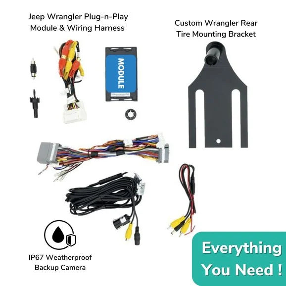 Load image into Gallery viewer, Stinger Off-Road EM-BUC-KIT-JW Backup Camera Kit for 07-18 Jeep Wrangler JK
