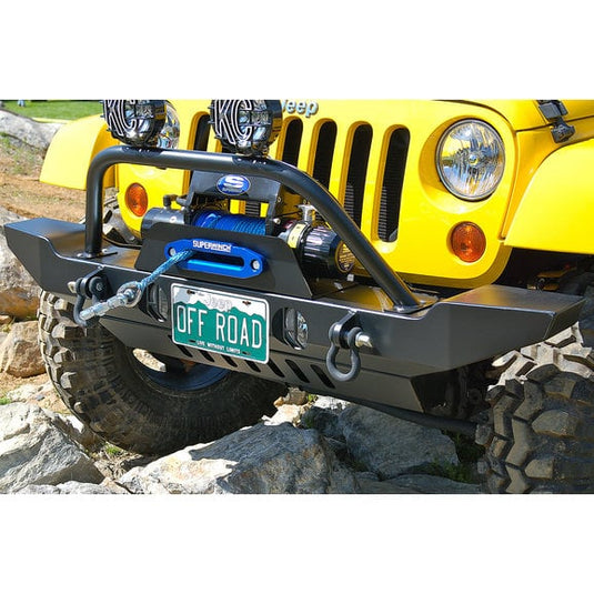 HyLine OffRoad Front Winch Bumper Combo for 07-18 Jeep Wrangler JK