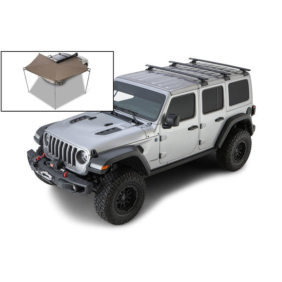 Load image into Gallery viewer, Rhino-Rack Vortex 3-Bar Backbone Roof Rack for 18-24 Jeep Wrangler JL Unlimited with Hardtop
