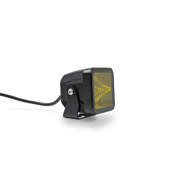 Load image into Gallery viewer, DV8 Offroad BE3EW40W-A 3&quot; Elite Series Amber LED Pod Light- Flood Beam Pattern
