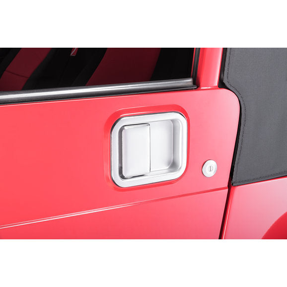 Load image into Gallery viewer, Quadratec Full Steel Door Outside Paddle Handle for 82-95 Jeep CJ &amp; Wrangler YJ Passenger Side, 97-06 Wrangler TJ Drivers Side
