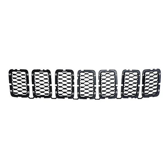 Crown Automotive 68317863AA Black Grille Inserts for 16-20 Jeep Grand Cherokee WK