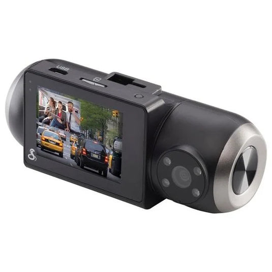 Cobra SC 201 Dual-View Smart Dash Cam with Built-In Cabin View