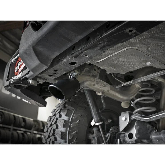 Load image into Gallery viewer, aFe Power Mach Force XP Hi-Tuck 2.5&quot; 409 Stainless Cat-Back Exhaust System for 18-24 Jeep Wrangler JL w/ 3.6L
