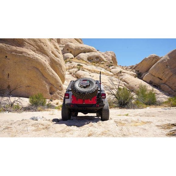 Load image into Gallery viewer, Paramount Automotive 81-21501 Gen 3 Tire Carrier for 18-22 Jeep Wrangler JL
