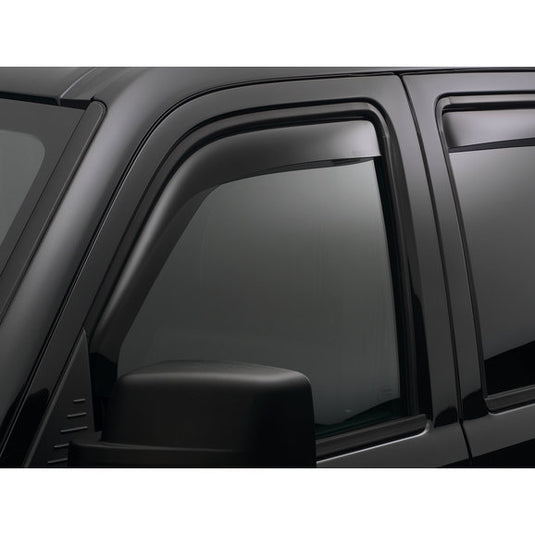 WeatherTech 70485 Front Side Window Deflector Set in Light Smoke for 08-12 Jeep Liberty KK