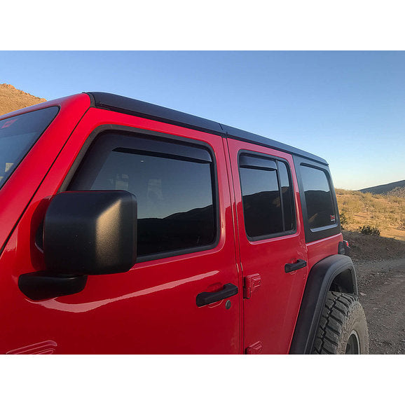 Load image into Gallery viewer, EGR In Channel Style Window Visors for 18-22 Jeep Wrangler JL Unlimited &amp; Gladiator JT
