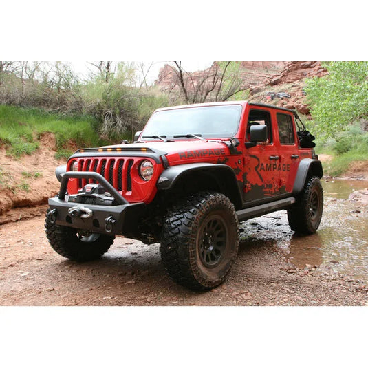 Bushwacker 10923-07 Flat Style Fender Flares for 18-24 Jeep Wrangler JL