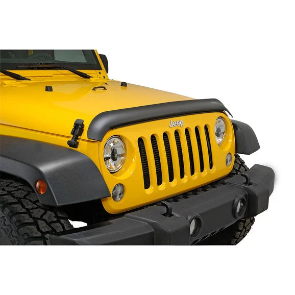 Rugged Ridge 11348.02 Bug Deflector in Matte Black for 07-18 Jeep Wrangler JK