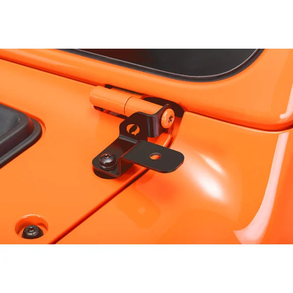 Load image into Gallery viewer, Quadratec Windshield Hinge Mount Light Brackets for 18-24 Jeep Wrangler JL &amp; Gladiator JT
