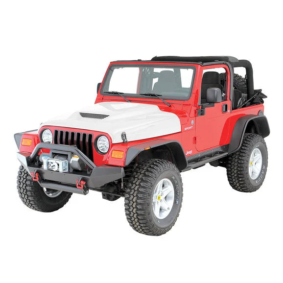 Load image into Gallery viewer, Cervini&#39;s Auto Design 1191 Ram Air Fiberglass Hood for 97-06 Jeep Wrangler TJ
