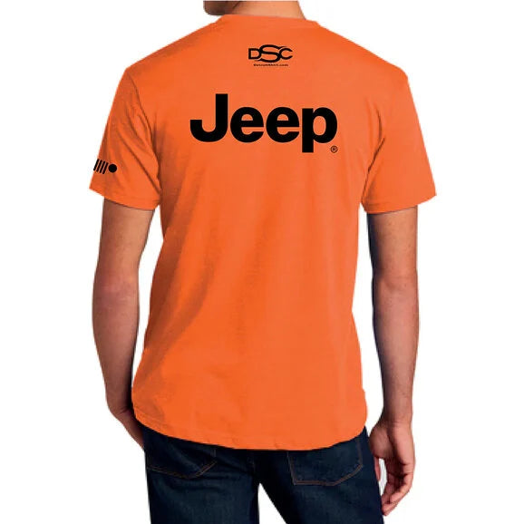 Load image into Gallery viewer, Jeep Merchandise Men&#39;s Jeep Explore the Detours T-Shirt in Orange
