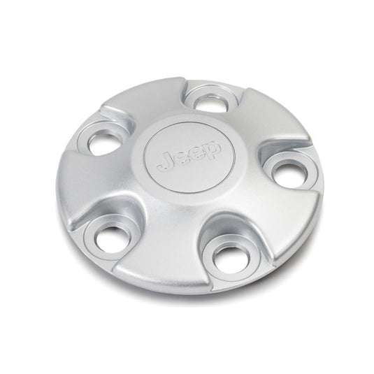 Mopar 1AH90S4AAD Center Cap in Silver for 16" Lux Style Steel Wheels with 5x5 Bolt Pattern