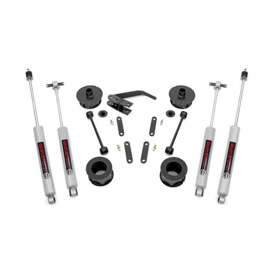 Rough Country 2.5in Series II Spacer Lift Kit for 07-18 Jeep Wrangler JK