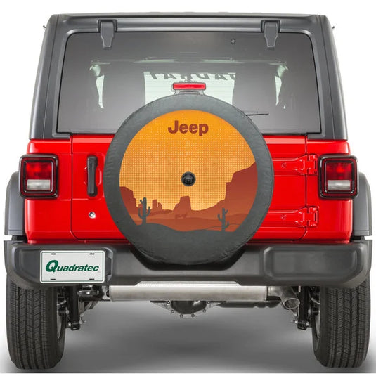 Mopar 82215441 Spare Tire Cover with Desert Logo for 18-20 Jeep Wrangler JL