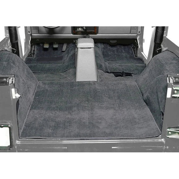 Seatz Manufacturing 79800-19 Indoor/Outdoor Carpet Set in Charcoal Gray for 04-06 Jeep Wrangler TJ Unlimited