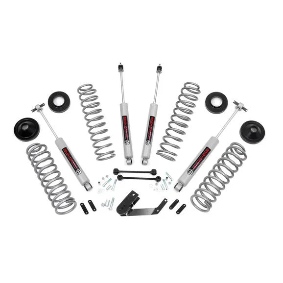 Rough Country 3.25in Suspension and Spacer Lift Kit for 07-18 Jeep Wrangler Unlimited JK