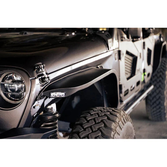 DV8 Offroad FDJL-07 Slim Fender Flares for 18-24 Jeep Wrangler JL