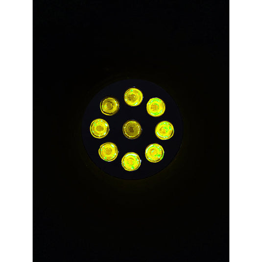 Quake LED QFR793 Fracture RGB 4" Round LED Spot Light- Single