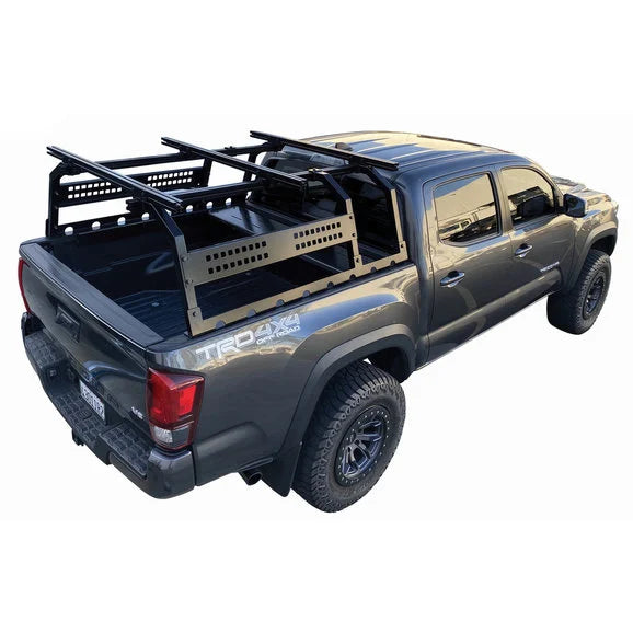 Load image into Gallery viewer, Overland Vehicle Systems 22030101 Discovery Rack Mid Size Truck Bed System for 20-24 Jeep Gladiator JT
