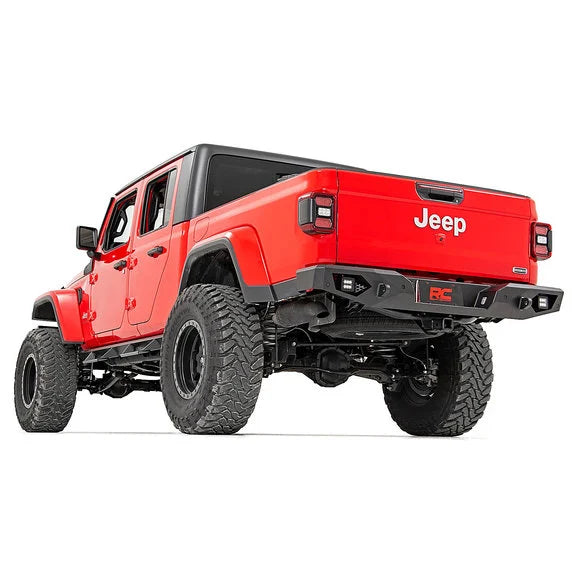 Load image into Gallery viewer, Rough Country 10646 Heavy-Duty Rear LED Bumper for 20-24 Jeep Gladiator JT
