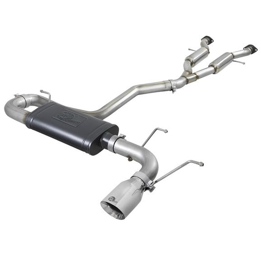 aFe Power Mach Force XP 304 Stainless Steel Cat-Back Exhaust for 14-21 Jeep Grand Cherokee WK2 with 3.6L V6